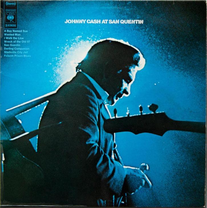 JOHNNY CASH – Johnny Cash At San Quentin ( 1969 LP Country, Cd's en Dvd's, Vinyl | Rock, Ophalen of Verzenden
