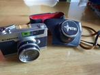 Vintage fototoestel Petri 7 met lederen hoes, Verzamelen, Ophalen, Fototoestel