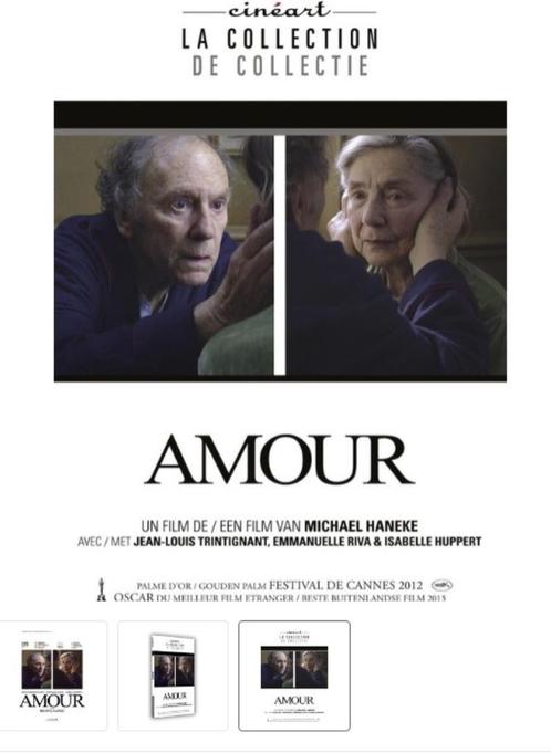 Amour, DVD drama van Michael Haneke met Emmanuelle Riva, Cd's en Dvd's, Dvd's | Drama, Zo goed als nieuw, Drama, Ophalen of Verzenden