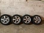 Winterwielenset – velgen + winterbanden – 205/55R16 (5x108), Auto-onderdelen, Ophalen, Gebruikt, 16 inch, Band(en)