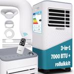 Monzana Mobiele Airco 7000BTU Met Rolluikkit, Elektronische apparatuur, Airco's, Ophalen, 2 snelheden, Zo goed als nieuw, Afstandsbediening