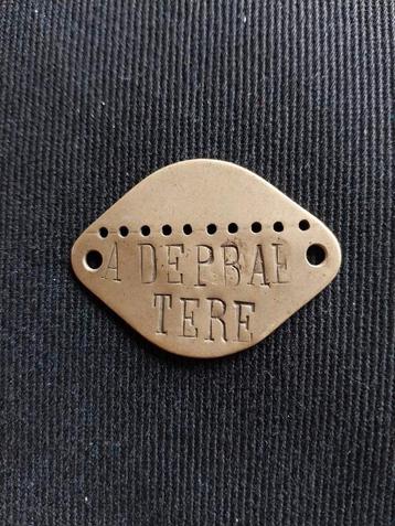 ABBL 1940 naamplaatje dogtag wo2 beschikbaar voor biedingen