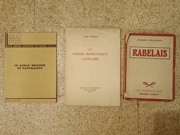 Franstalige literaire studies beschikbaar voor biedingen