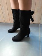 Korte botten aansluitend (maat 38), Enlèvement ou Envoi, Comme neuf, Boots et Botinnes, Noir