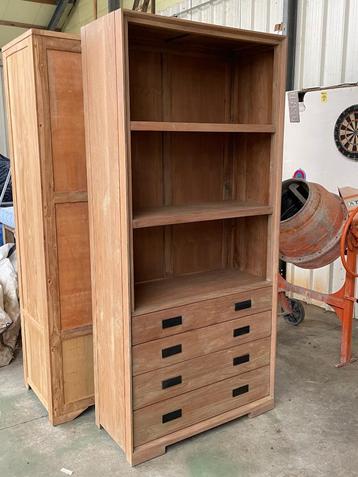 armoire en teck, Teck, 100 à 150 cm, Utilisé, Enlèvement