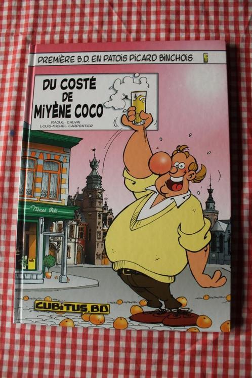 DEDICACE - DU COSTE de MIYENE COCO 1er Bd en picard binchois, Boeken, Stripverhalen, Zo goed als nieuw, Eén stripboek, Ophalen of Verzenden