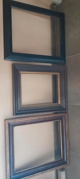 30 kaders, Huis en Inrichting, Woonaccessoires | Lijsten, Hout, Ophalen