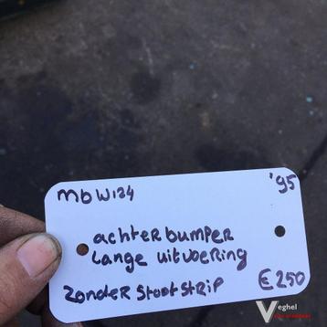 Mercedes W124 Sedan1995 Achterbumper ( zonder stootlijst ) beschikbaar voor biedingen