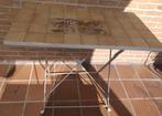 table de jardin - table de bistrot, Jardin & Terrasse, Enlèvement, Utilisé, Bois