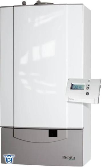 Remeha Quinta Pro 65 CV-ketel met sanitaire boiler 150l, Plus de 10 ans, Protection de température de retour (RTS), Boiler, Enlèvement