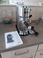 DELonghi Dedica espressomachine inox, Café moulu, Machine à espresso, Réservoir d'eau amovible, Enlèvement
