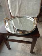 Vintage spiegel dienblad / cocktailblad, Huis en Inrichting, Woonaccessoires | Dienbladen, Ophalen of Verzenden, Gebruikt