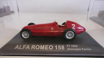 ALFA ROMEO F1 1950.G.FARINA.IXO 1/43 IMPEC,VITRINE
