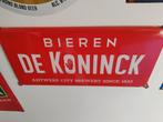 Assiette émaillée de Koninck, Collections, Marques de bière, Comme neuf, Enlèvement ou Envoi, De Koninck