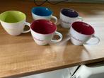 Set van 5 tassen Graindor met kleuren, Huis en Inrichting, Keuken | Servies, Ophalen of Verzenden