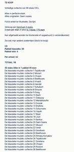 CD's 98 stuks, Enlèvement ou Envoi, Comme neuf, Autres genres