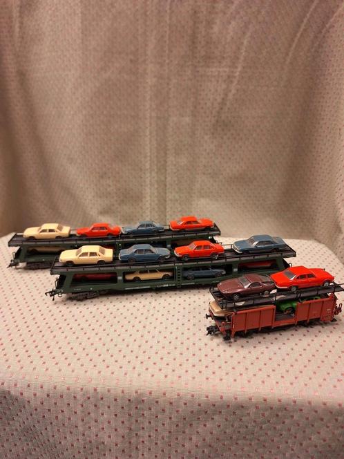 Modeltrein autowagons, vervoerwagons, goedkoop!, Hobby en Vrije tijd, Modeltreinen | H0, Zo goed als nieuw, Ophalen of Verzenden