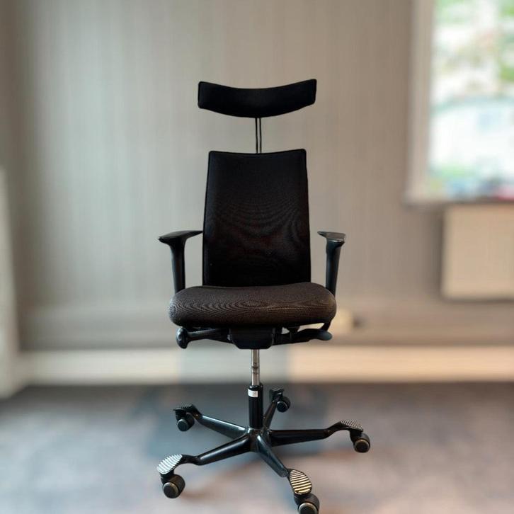 Ergonomische bureaustoel Giroflex Model 353, Huis en Inrichting, Bureaustoelen, Zo goed als nieuw, Bureaustoel, Zwart, Ergonomisch