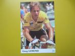 wielerkaart 1986 tour de france  greg lemond, Sport en Fitness, Verzenden, Zo goed als nieuw