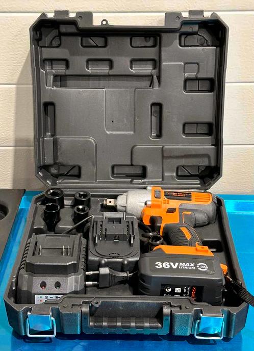 NIEUW Slagmoersleutel - 36 Volt - 2 Batijeren, Auto diversen, Autogereedschap, Nieuw, Ophalen
