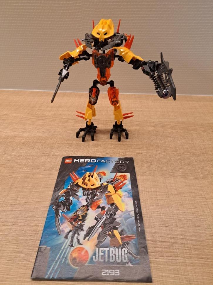 Lego 2193: hero factory “Jetbug”, zgan,100% compleet, Kinderen en Baby's, Speelgoed | Duplo en Lego, Zo goed als nieuw, Lego, Complete set
