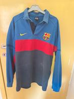 Nike vintage FC Barcelona poloshirt nr. 29 blauw rood M, Kleding | Heren, Sportkleding, Ophalen of Verzenden, Zo goed als nieuw