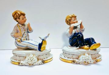 Beeldjes in Capodimonte porselein . beschikbaar voor biedingen