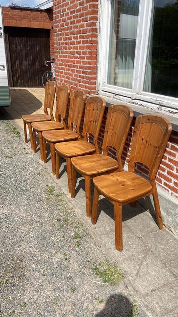 Vintage set stoelen - Brutalisme beschikbaar voor biedingen