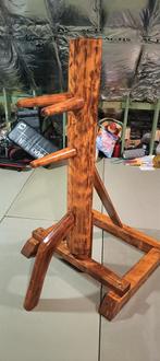 Wooden dummy, houten pop, wing chun, kung fu dummy, Sport en Fitness, Ophalen, Zo goed als nieuw, Vechtsportmaterialen