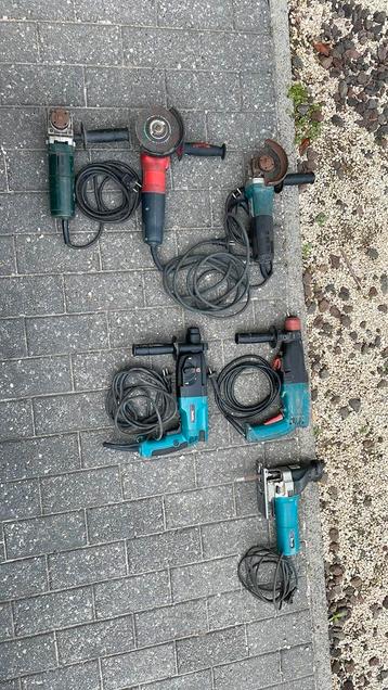Boormachines/slijpschijven/wipzaag beschikbaar voor biedingen