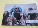 wielerkaart 2023 paris roubaix  mathieu van  der poel  signe, Verzenden, Zo goed als nieuw