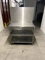 RVS werktafel met onderbouw, Zakelijke goederen, Ophalen of Verzenden, Gebruikt, Inox Meubilair