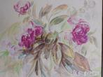 Karel de Posson  1889 - 1960   Aquarel  Bloemstilleven, Antiek en Kunst, Ophalen