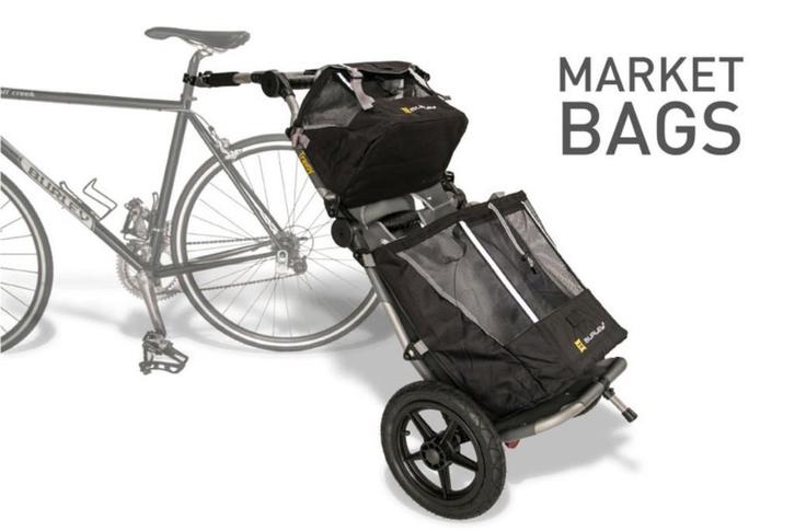 Burley Travoy Fietskar, Fietsen en Brommers, Fietsaccessoires | Aanhangwagens en Karren, Gebruikt, Bagagekar, 20 tot 40 kg, Opvouwbaar