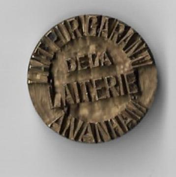 Unieke   stempel LAIT PUR GARANTI DE LA LAITERIE A.VANHAM beschikbaar voor biedingen