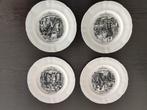 4 plats décoratifs avec des places de marché d'images, Enlèvement