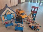 Playmobil school en schoolbus, Kinderen en Baby's, Speelgoed | Playmobil, Ophalen, Zo goed als nieuw