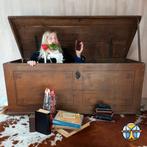 Zeer grote antieke houten boeken kist (Hugo De Groot)bezorgd, Huis en Inrichting, Woonaccessoires | Kisten, Ophalen of Verzenden