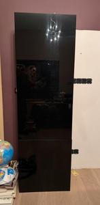 Colonne de rangement Ikea Besta noir laqué, Enlèvement, Utilisé, Moderne