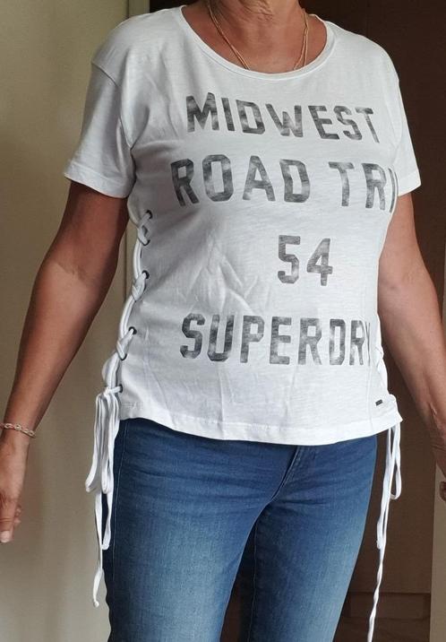 Mooie T-shirt van Superdry maat M – nieuw, Kleding | Dames, T-shirts, Nieuw, Maat 38/40 (M), Grijs, Korte mouw, Verzenden