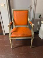 Antieke leren stoel in franse stijl, Enlèvement