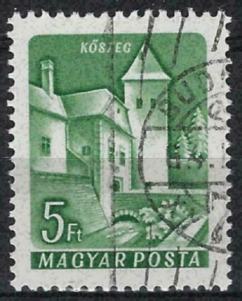 Hongarije 1960-1961 - Yvert 1343 - Kastelen (ST), Timbres & Monnaies, Timbres | Europe | Hongrie, Affranchi, Envoi