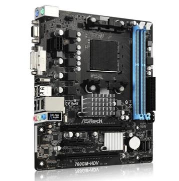 ASRock 760GM-HDV Micro-ATX AMD AM3 Moederbord