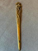 Art deco briefopener in messing, Ophalen