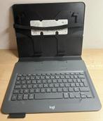 LOGITECH Cover clavier universel 9-10" AZERTY FR Noir (920-0, Ophalen, Azerty, Zo goed als nieuw, Draadloos