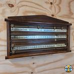 2x Vintage houten en messing Snooker Scorebord Biljart score, Ophalen of Verzenden, Gebruikt, Overige typen