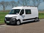 Renault Master T35 2.3 180pk L3H2 Dubbelcabine airco, navi,, Autos, Camionnettes & Utilitaires, 132 kW, 7 places, Tissu, Carnet d'entretien