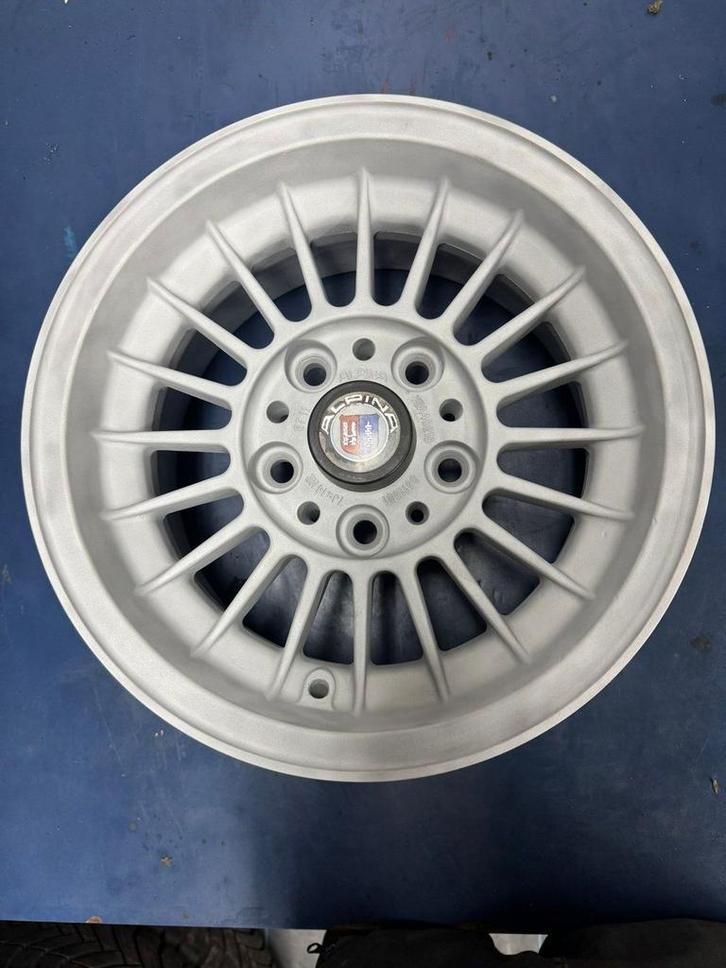 Originele BMW Alpina 14 Inch Aluminium old-timer velgen 5x12, Auto-onderdelen, Banden en Velgen, Velg(en), 14 inch, Personenwagen