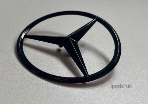 A2047580058 Mercedes Benz C W204 logo ster embleem zwart, Auto diversen, Tuning en Styling, Ophalen of Verzenden