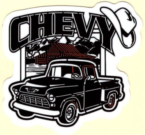 Chevy sticker, Autos : Divers, Autocollants de voiture, Envoi